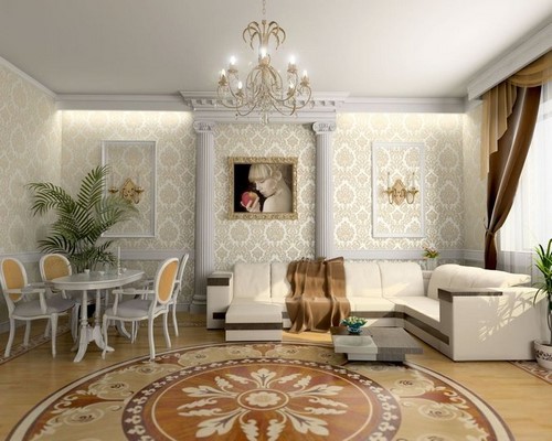 Modern oturma odası tasarımı - iç fikirler fotoğraf