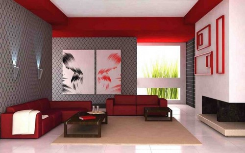 Modern oturma odası tasarımı - iç fikirler fotoğraf