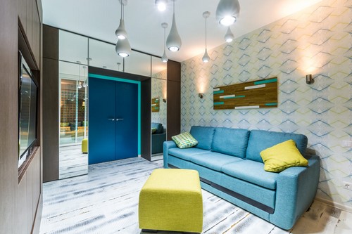 Modern oturma odası tasarımı - iç fikirler fotoğraf