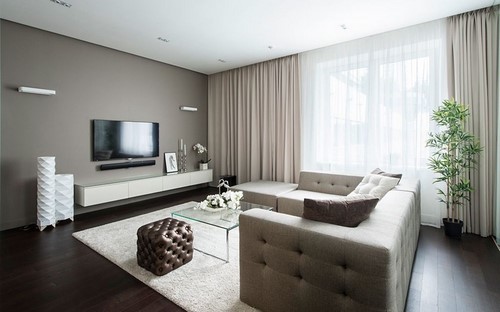 Modern oturma odası tasarımı - iç fikirler fotoğraf