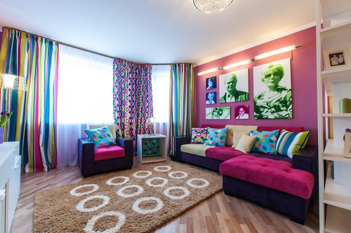 Modern oturma odası tasarımı - iç fikirler fotoğraf