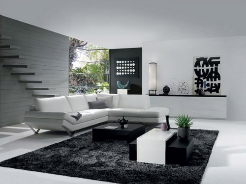 Modern oturma odası tasarımı - iç fikirler fotoğraf