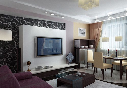 Modern oturma odası tasarımı - iç fikirler fotoğraf