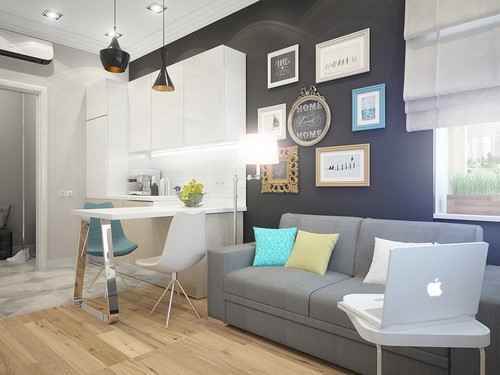 Modern oturma odası tasarımı - iç fikirler fotoğraf