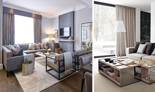 Modern oturma odası tasarımı - iç fikirler fotoğraf