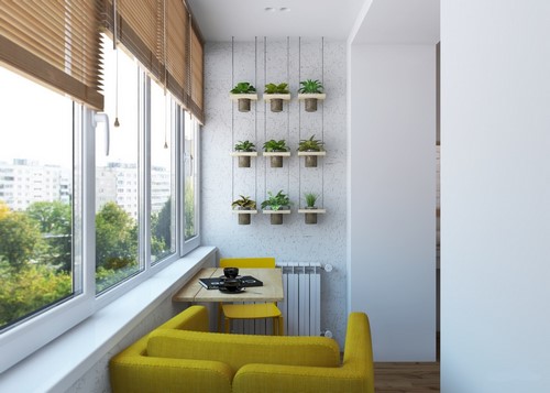 Loggia tasarımı - bir loggia düzenleme fikrinin fotoğrafı