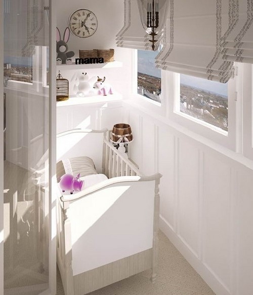 Loggia tasarımı - bir loggia düzenleme fikrinin fotoğrafı