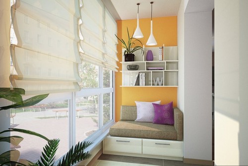 Loggia tasarımı - bir loggia düzenleme fikrinin fotoğrafı