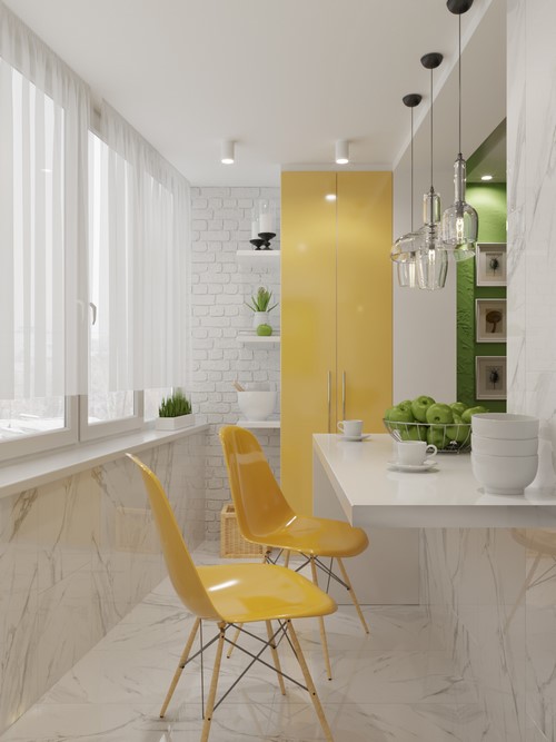 Loggia tasarımı - bir loggia düzenleme fikrinin fotoğrafı