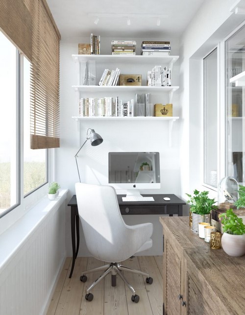 Loggia tasarımı - bir loggia düzenleme fikrinin fotoğrafı
