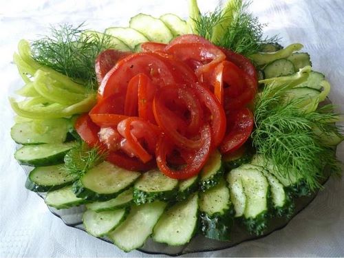 Güzel sebze dilimleme - fotoğraf tasarım fikirleri