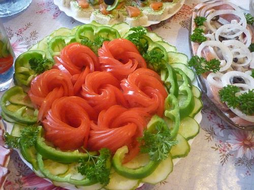 Güzel sebze dilimleme - fotoğraf tasarım fikirleri