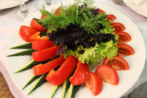 Güzel sebze dilimleme - fotoğraf tasarım fikirleri