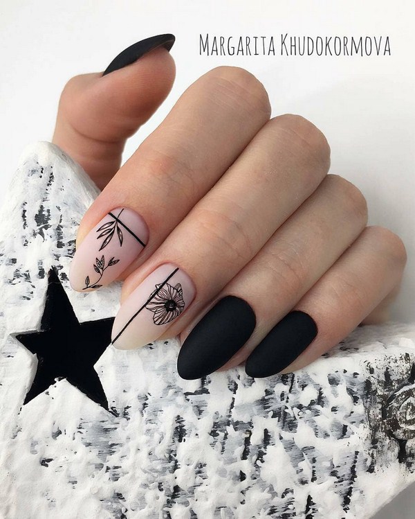Lussuosa manicure nera 2025-2026 - tendenze della moda e novità