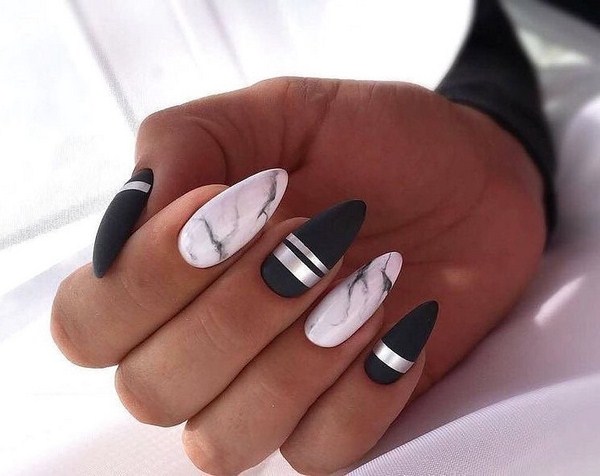 Lussuosa manicure nera 2025-2026 - tendenze della moda e novità