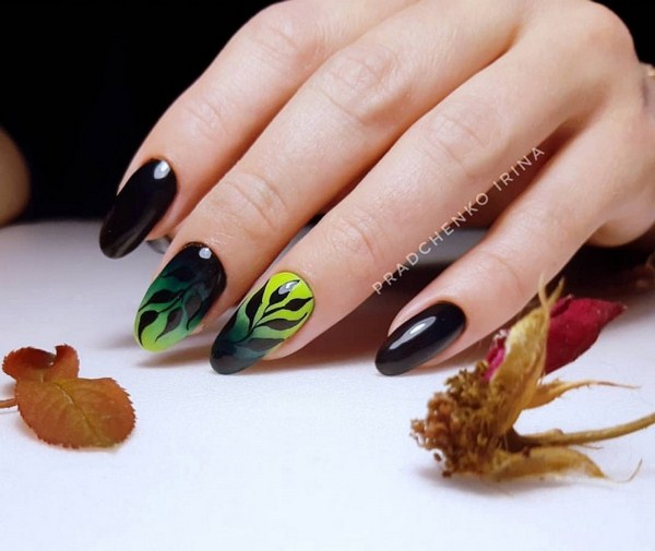 Lussuosa manicure nera 2025-2026 - tendenze della moda e novità