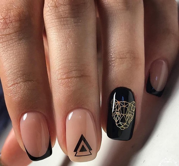 Lussuosa manicure nera 2025-2026 - tendenze della moda e novità