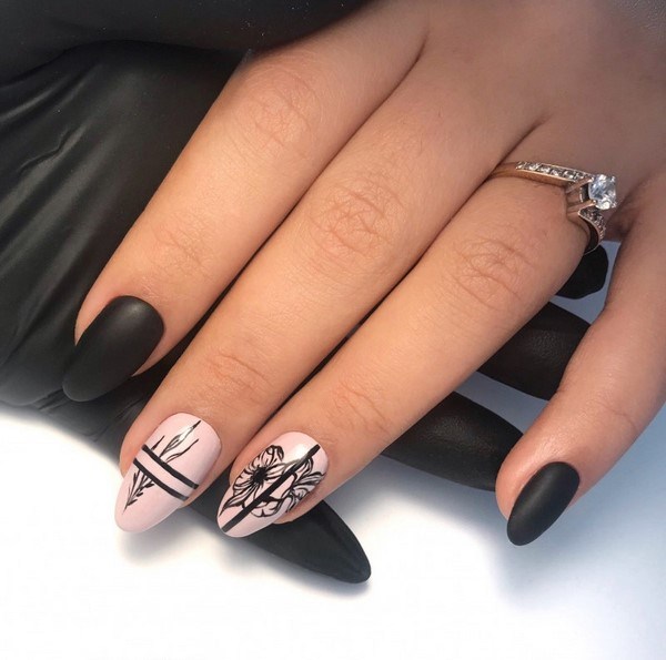 Lussuosa manicure nera 2025-2026 - tendenze della moda e novità