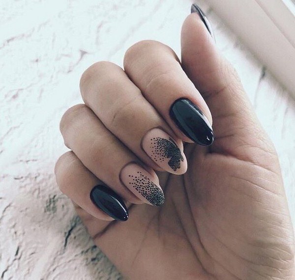 Lussuosa manicure nera 2025-2026 - tendenze della moda e novità