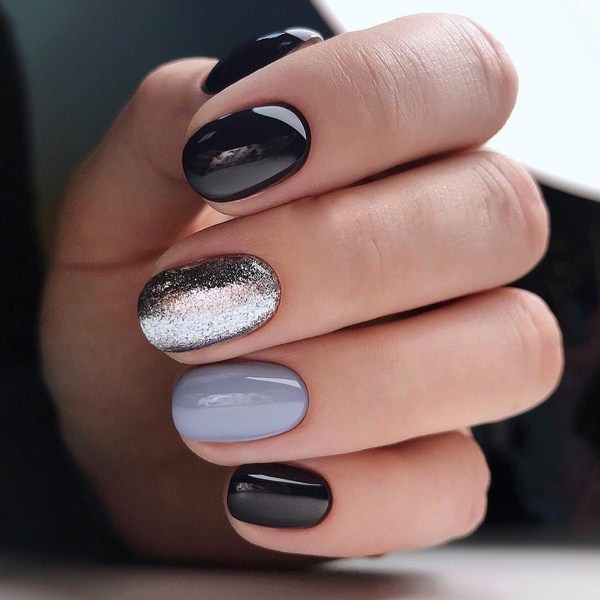 Lussuosa manicure nera 2025-2026 - tendenze della moda e novità
